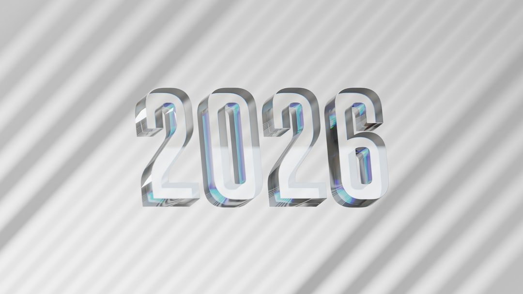 The year 2026 in clear, bold numbers