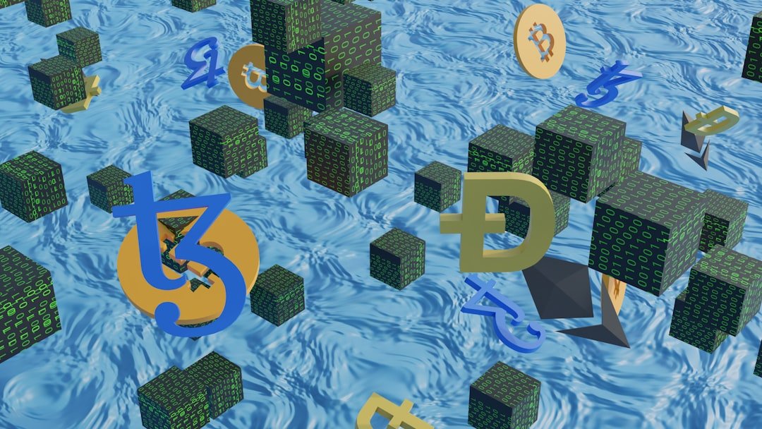 a number of different types of numbers floating in water