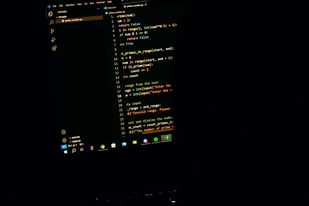 a computer screen with a program running on it